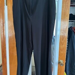 Women’s Black Pleated Pants